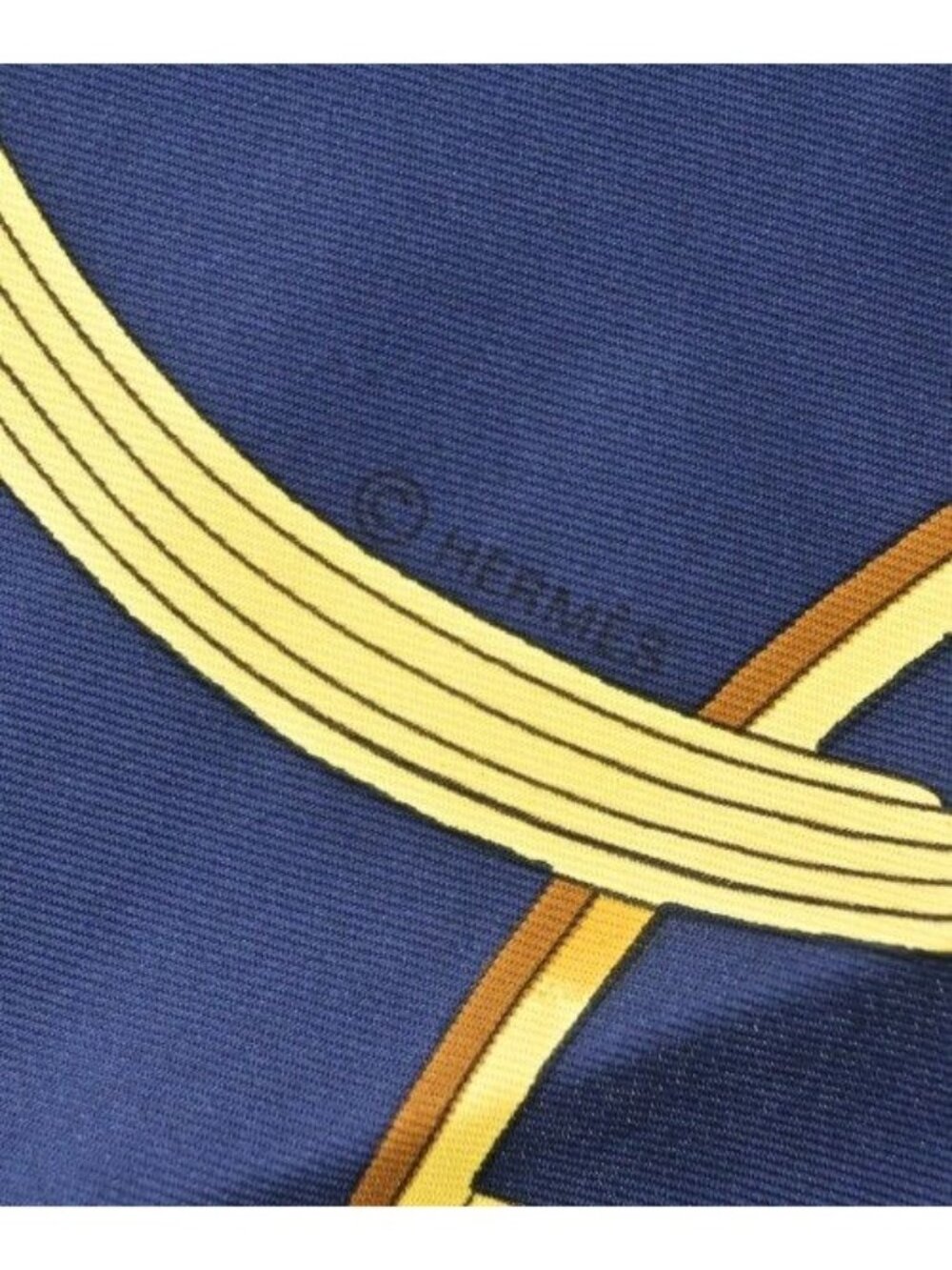 Hermes Bandana Scarf Navy - Picture 5 of 6